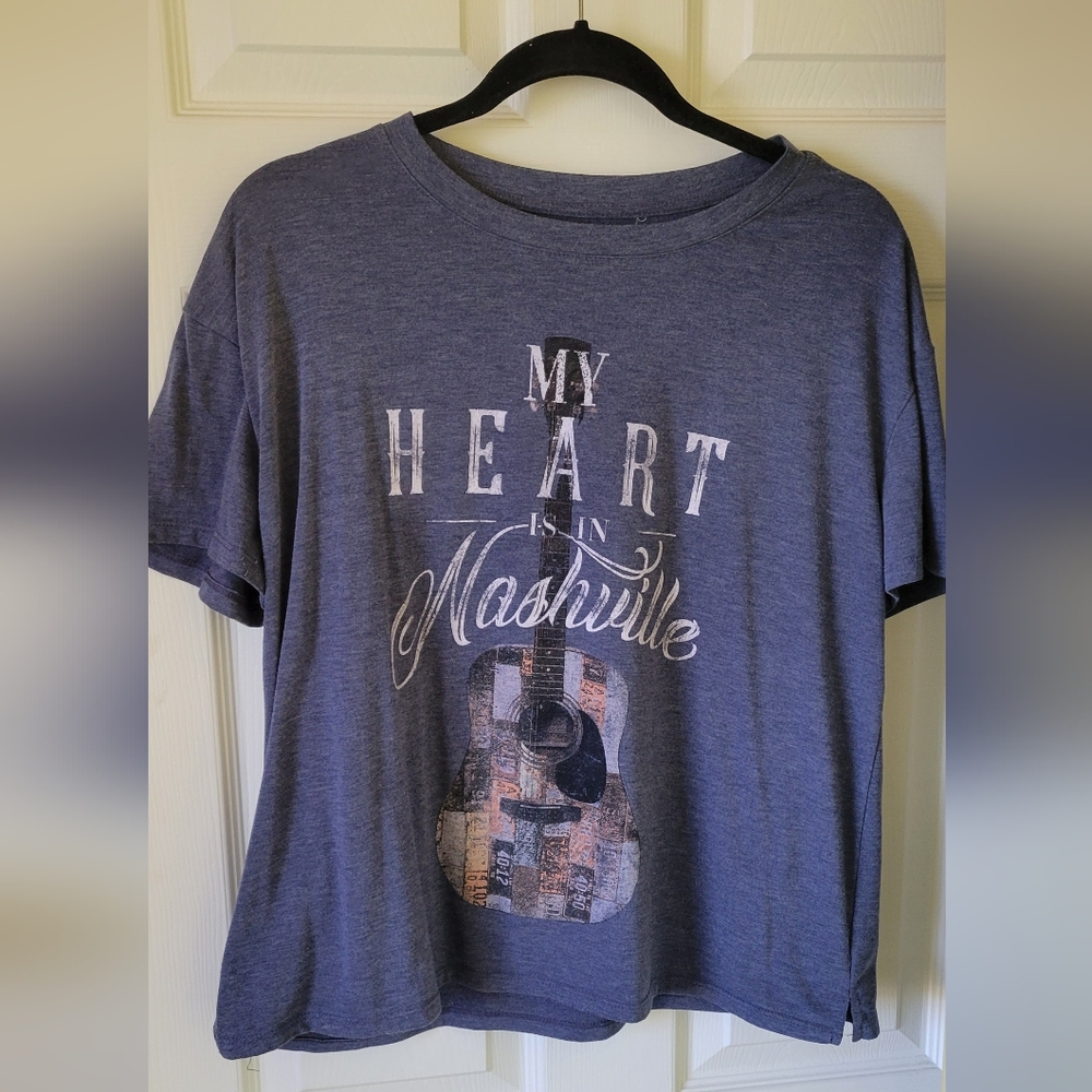 Maurices Blue Casual T-Shirt